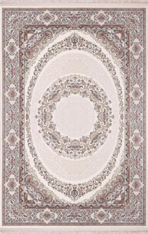 Halı Majestic 38828 Beyaz Klasik Figürlü Retro Halı