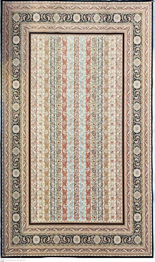 Halı Majestic 38829 Kırmızı Klasik Figürlü Retro Halı