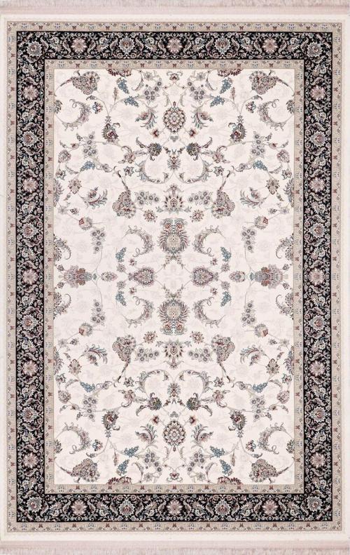 Halı Majestic 38833 Beyaz Klasik Figürlü Retro Halı