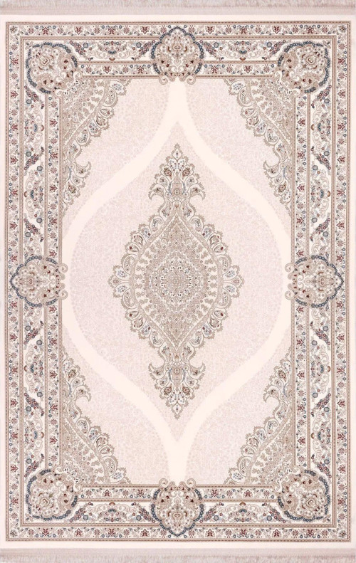 Halı Majestic 38834 Beyaz Klasik Figürlü Retro Halı