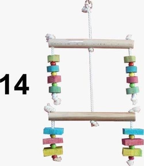 Papağan Tünek Oyuncağı Kuş Tüneği 14
