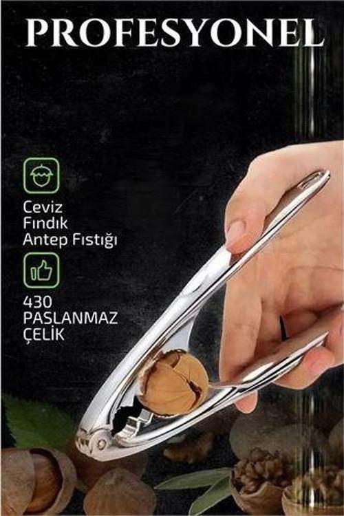 Fındık Ceviz Kırıcı 304 Paslanmaz Çelik Mink Design