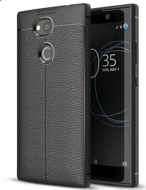 Sony Xperia XA2 Ultra Kılıf Niss Deri Desenli Silikon Kılıf