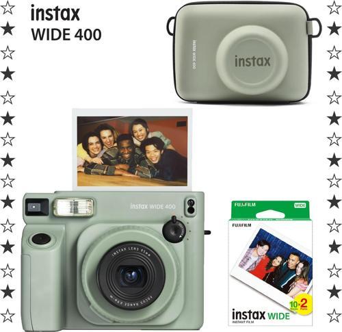 Wide 400 Yeşil Fotoğraf Makinesi ve 20'li Film ve Eva Kılıf Hediye Seti