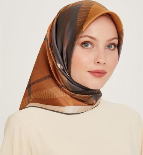E24KA9206D0109 Dj Saf İpek Eşarp 9206D (S)