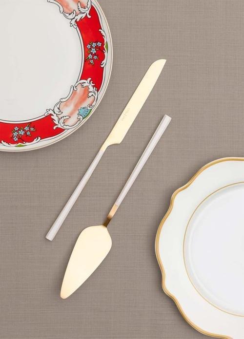 Bianco Pasta Servis Takımı Gold 2 Parça CKB 0250