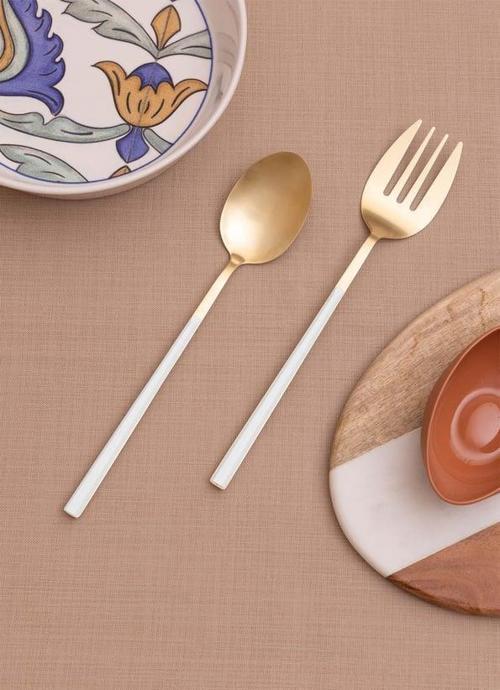 Bianco Salata Servis Takımı Gold 2 Parça CKB 0247