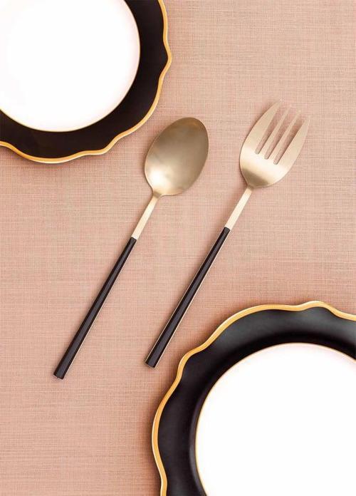 Bianco Salata Servis Takımı Gold 2 Parça CKB 0248