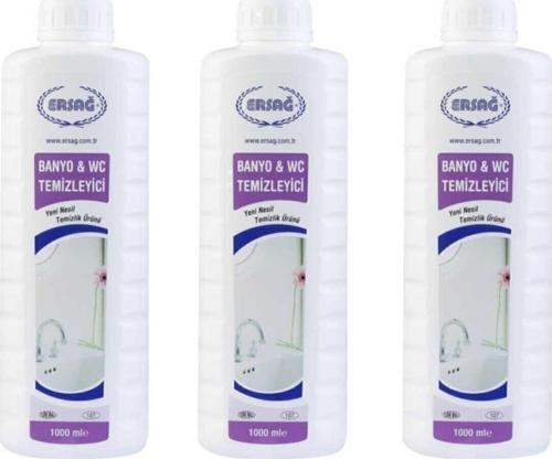 Antibakteriyel Banyo & Wc Temizleyici 1000 ml. * 3 Adet