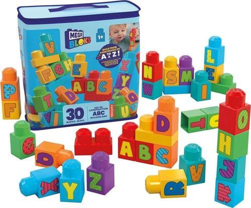 HRR60 Mega Bloks Alfabeli Blok Çantası 30 parça +1 yaş