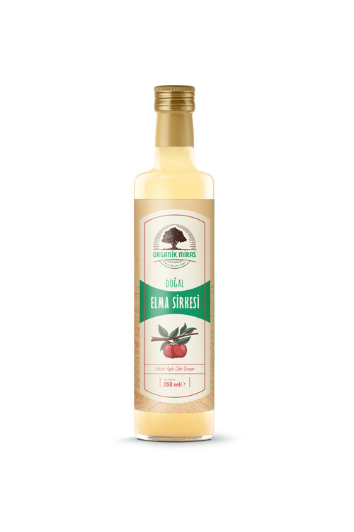Organik Miras Doğal Elma Sirkesi (250 ml)