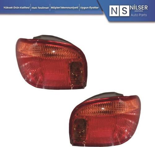 Toyota Yaris Sağ-Sol Stop Lambası Takım 2003-2005 Duysuz 