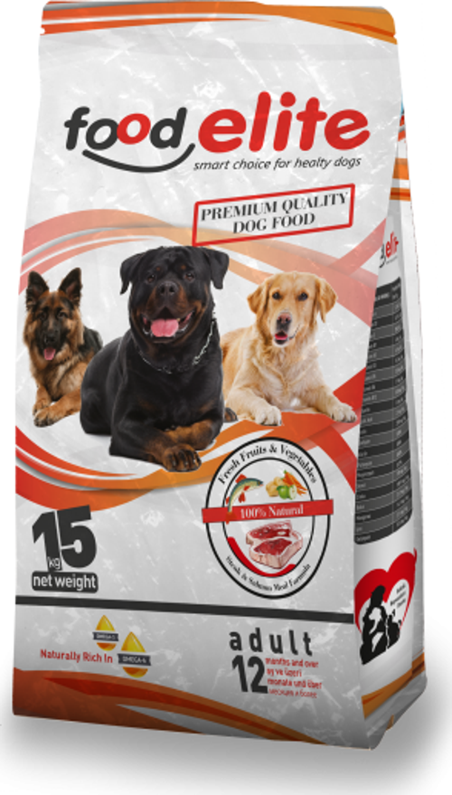 Biftekli Balıklı Premium Köpek Maması 15 Kg