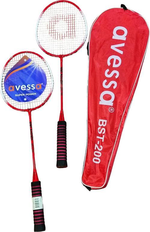 Bst-200K Badmington Raket Set Kırmızı