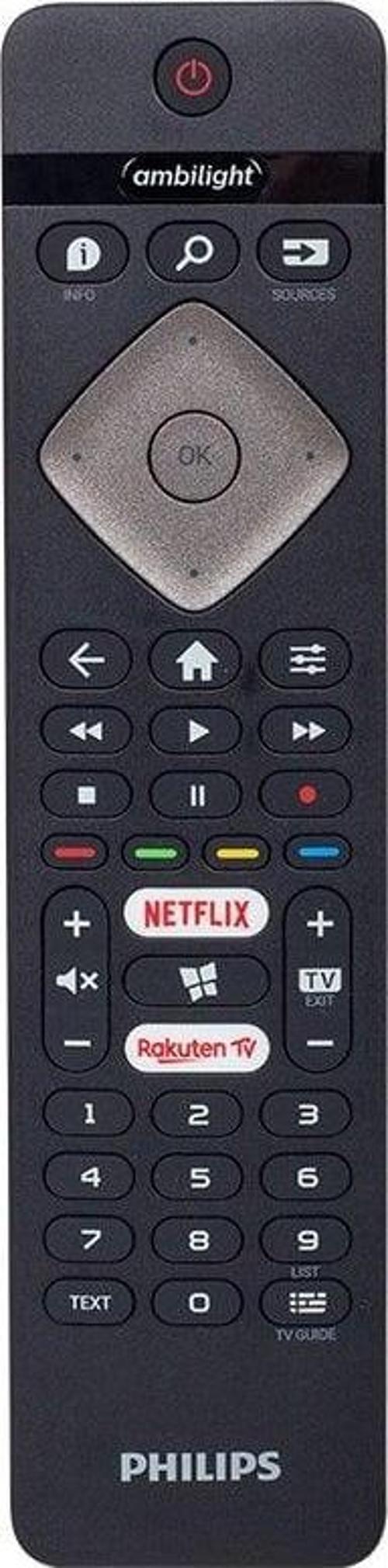 Ambilight Netflix-Rakuten Tv Tuşlu Led Tv Kumandası 43PUS6504/62