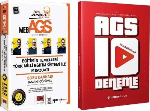 Yargı + Uzman 2025 MEB-AGS Eğitimin Temelleri ve Türk Milli ile Mevzuatı Soru + 10 Deneme 2 li Set