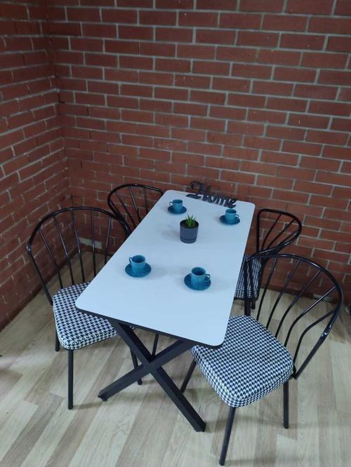 Masa Takımı Yemek Masası Mutfak Masası Balkon Masası - 70x110