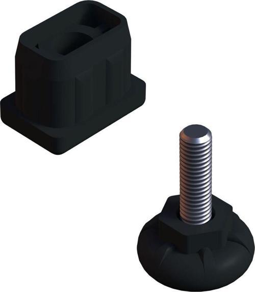 20x30 Rotil Ayak Takımı (siyah)