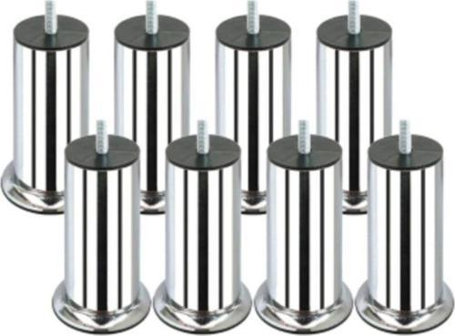 15 Cm Baza Ayağı Koltuk Ayağı Kanepe Ayağı Cıvatalı 3/8" (kalın Diş) (8 Adet) 