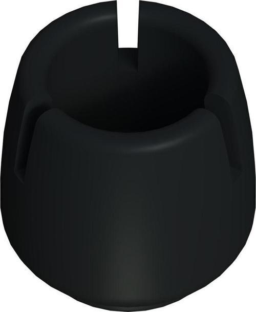 Sessiz Tip Sandalye Pabucu Masa Sandalye Zemin Koruyucu 25 Mm - 32 Mm (4 Adet) Siyah
