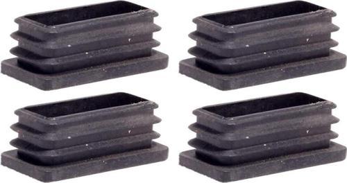 20x60 Mm Plastik Dikdörtgen Içe Geçme Profil Tapası (kutu) (4 Adet) 