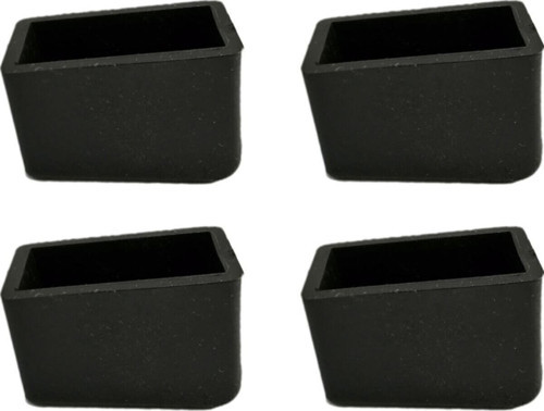 Kaydırmaz Merdiven Ayağı Plastiği Merdiven Pabucu 20x30 Mm Siyah (4 Adet)
