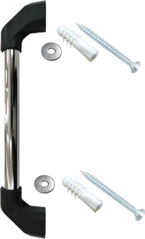Metal Sabit Engelli Yaşlı Hasta Tutamağı Krom Kaplama Tutunma Barı 35 Cm 
