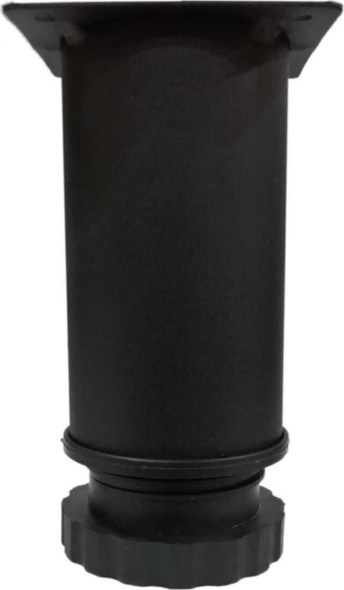 Tablalı Metal Dolap Masa Koltuk Kanepe Ayağı Çap: 60 Mm 12 Cm Texture Siyah 