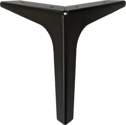 12 Cm Elegance Lüks Metal Mobilya Koltuk Baza Ayağı Dolap Ayağı - TV Ünitesi Ayağı Siyah