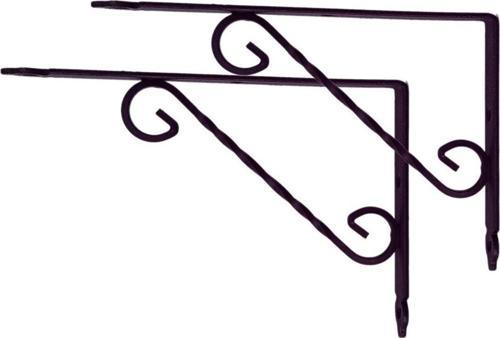 Ferforje Raf Altı Metal L Ayak - 20x15 Cm (2 Adet) Mor