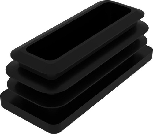 30x70 Mm Plastik Dikdörtgen Içe Geçme Profil Tapası (kutu) (4 Adet)