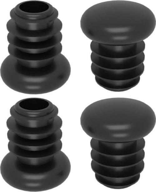 19 Mm Plastik Yuvarlak Içe Geçme Profil Tapası Sandalye Pabucu (KUTU) (4 ADET) 