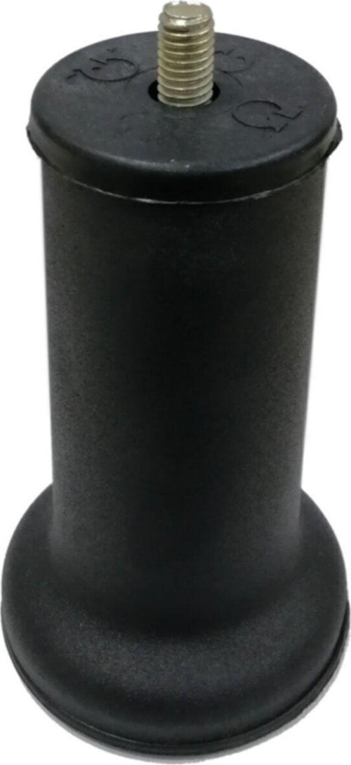 Mobilya Baza Ayağı 12 cm Texture Siyah M8 İnce Diş