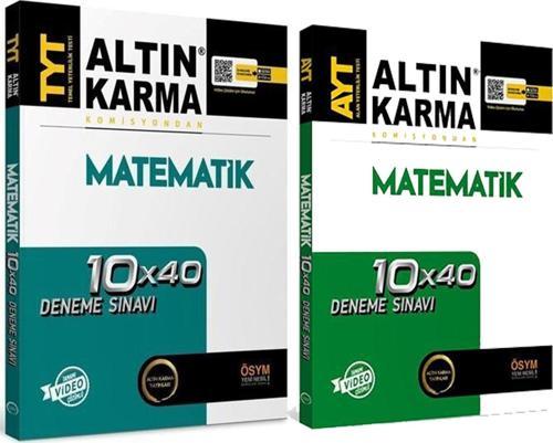 Altın Karma TYT Matematik Deneme ve AYT Matematik Deneme 2 Kitap Set