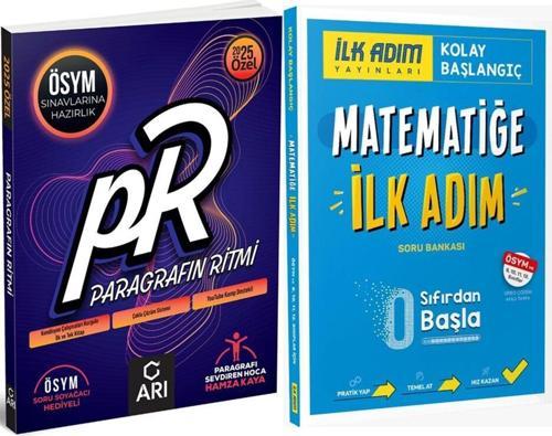 İlk Adım Yayınları Matematiğe İlk Adım 0 Dan Başla ve Arı Paragrafın Ritmi Soru Bankası Seti 2 Kitap
