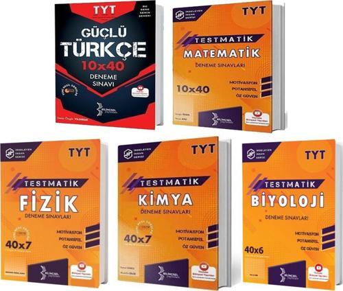 Bilinçsel Yayınları TYT Türkçe Matematik Fizik Kimya ve Biyoloji Deneme Seti 5 Kitap