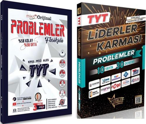 Orijinal Mikro TYT Problemler Fasikülü ve Liderler 10 Yayın 30 Deneme Seti 2 Kitap