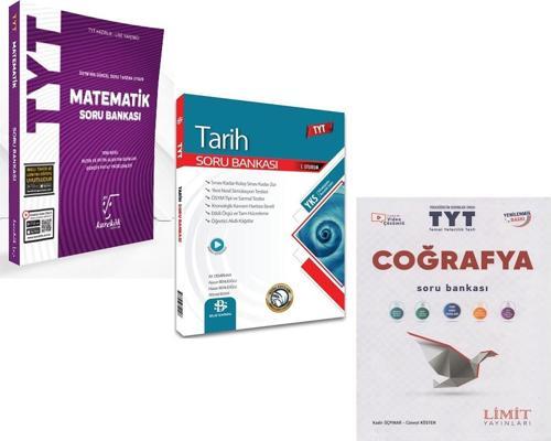 TYT Bilgi Sarmal Tarih Limit Coğrafya ve Karekök Matematik Soru Bankası Seti 3 Kitap