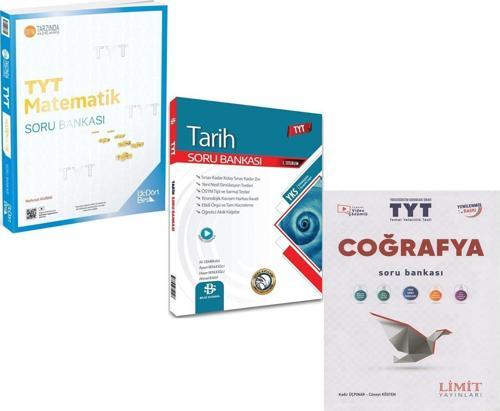 TYT Tarih Coğrafya Matematik Soru Bankası 3 Kitap Set