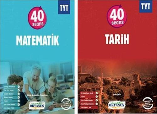 Okyanus TYT Matematik ve Tarih 40 Seansta Soru Bankası Seti 2 Kitap