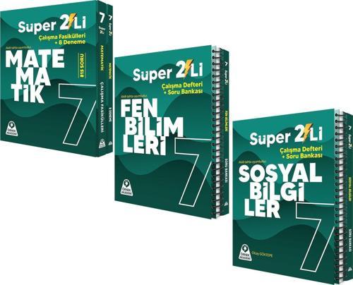 Örnek Akademi 7.Sınıf Süper İkili Fen Bilimleri Sosyal Bilgiler ve Matematik Seti 3 Kitap