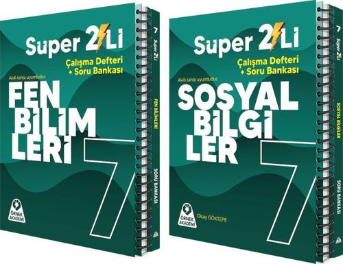 Örnek Akademi 7.Sınıf Süper İkili Fen Bilimleri ve Sosyal Bilgiler Seti 2 Kitap