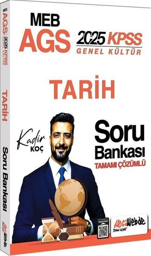 2025 MEB AGS KPSS Tarih Tamamı Çözümlü Soru Bankası HocaWebde Yayınları