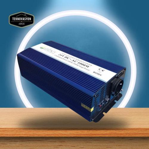 1000 W Watt İnvertör 24 V/220 Volt Çevirici İnverter