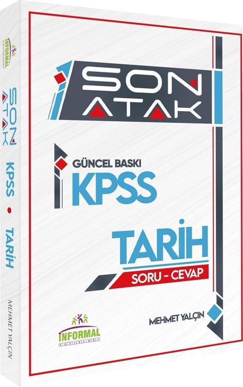 2025 İnformal Yayınları KPSS TARİH Son Atak SORU-CEVAP Pratik Bilgi CEP BOY Kitabı