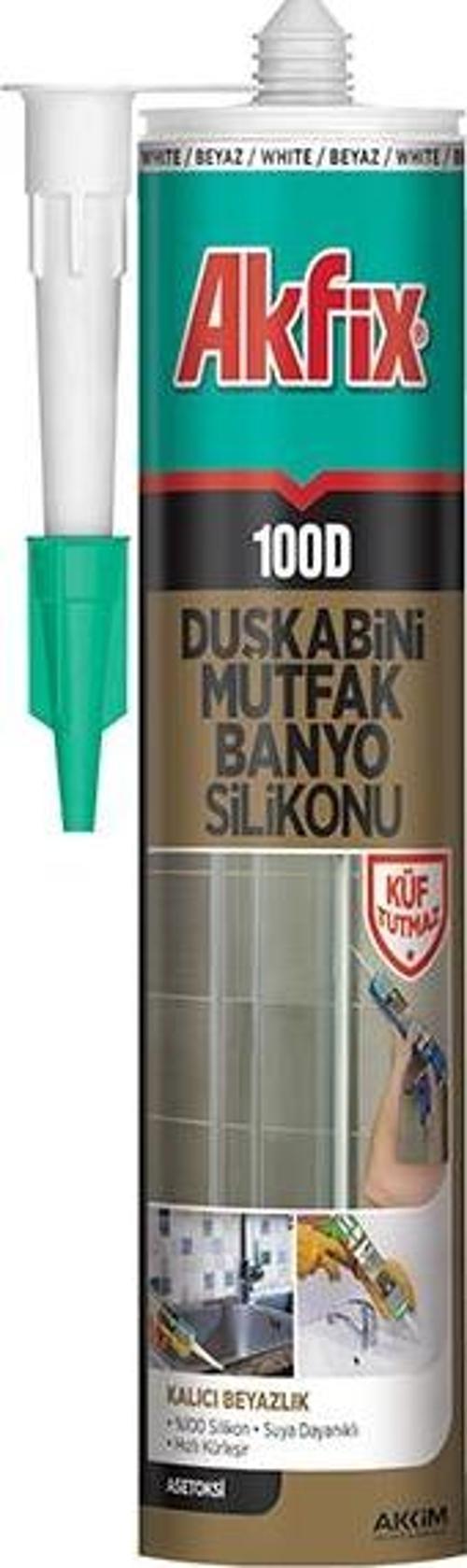 100D Duşkabini Silikonu 280 Ml Beyaz