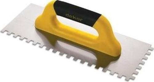 Dekor 1343 Seramik Malası Paslanmaz Kapalı Plastik Saplı 40 Cm 17*20