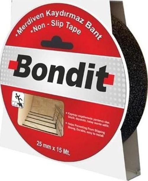 Bnmk2515 Merdiven Kaydırmaz Bant Siyah 25 Mm 15 Mt