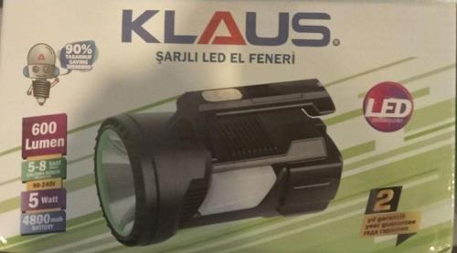 Sarjlı Led El Feneri 5w 4800mah Ke47715