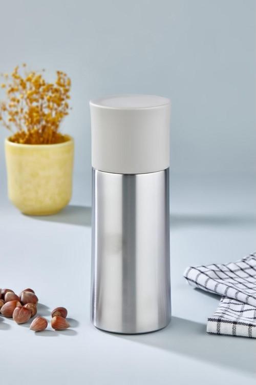 CKR-2055 Krem 300 ML Bardaklı Paslanmaz Çelik Termos